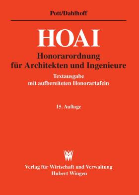 HOAI Honorarordnung für Architekten und Ingenieure 2021<br> 
Textausgabe 
