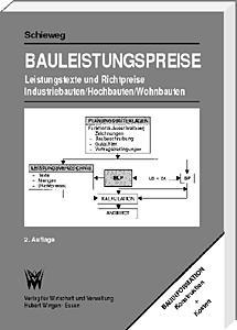 Bauleistungspreise - Leistungsbeschreibungen und Richtpreise Industriebauten - Hochbauten und Wohnbauten <br>
<b>Die Preise sind noch in DM angegeben.</b>